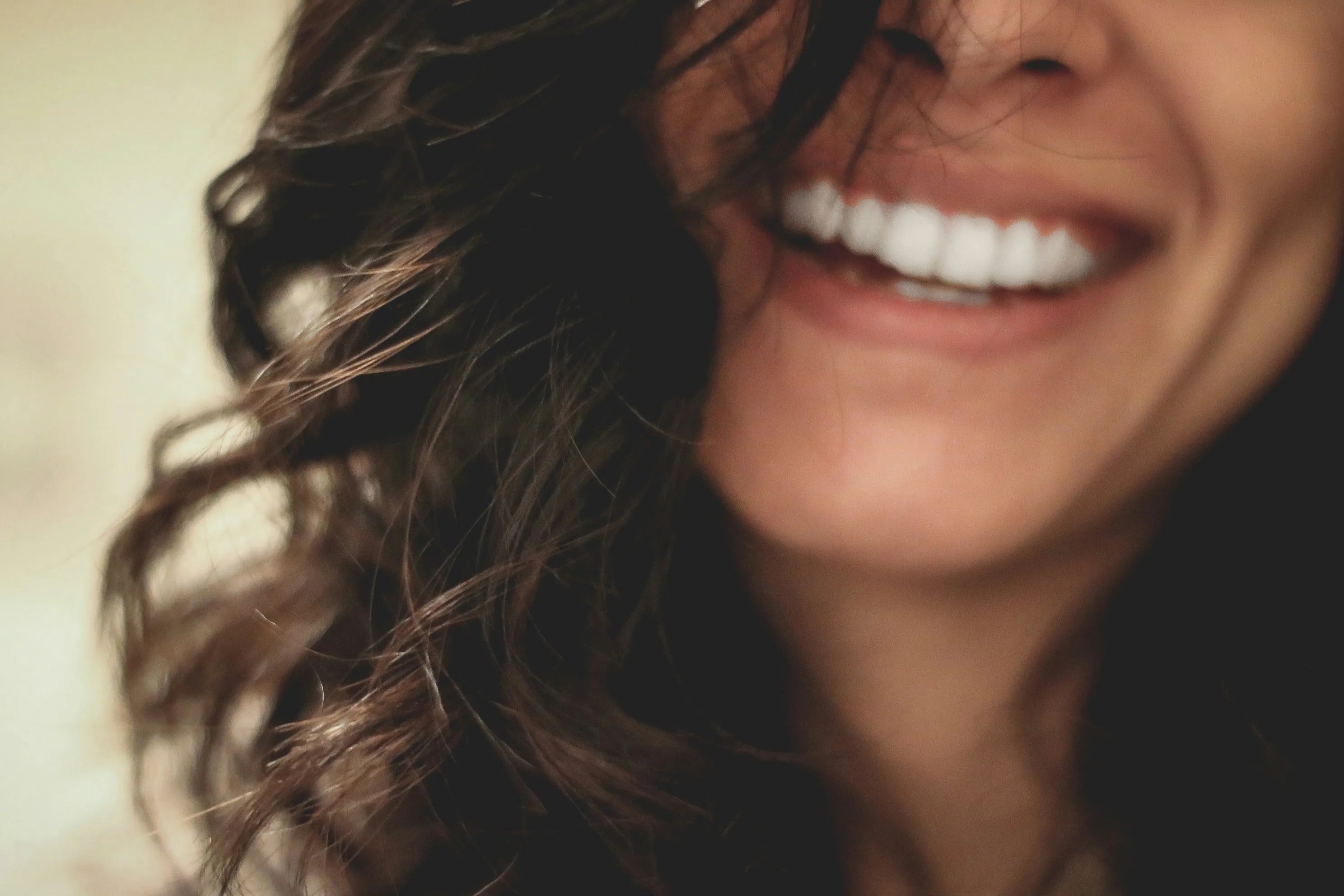 A person smiling confidently